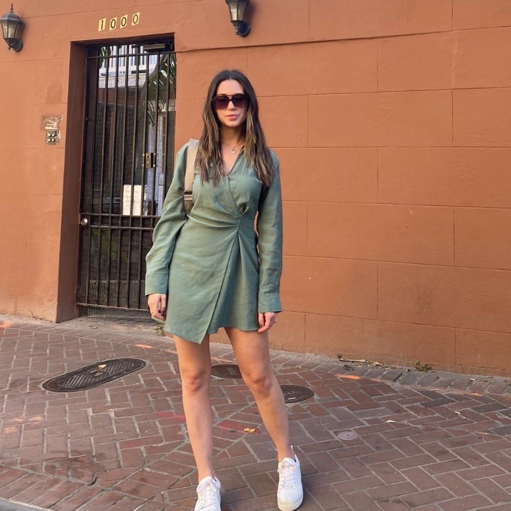 Zara Mini Wrap Dress